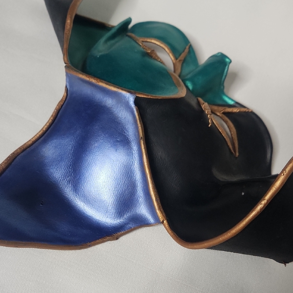 Leather Jester Mask - Picture 10 of 15
